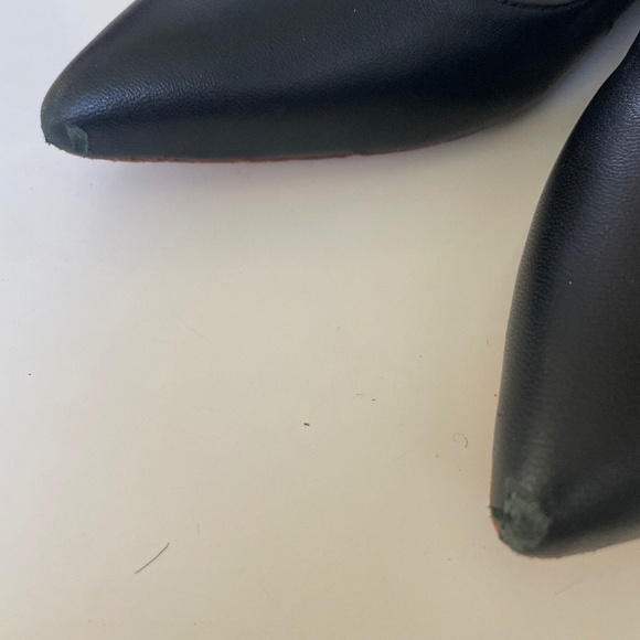 Loeffler Randall black Ambra pointy toe lace up flats W 71/2 - Picture 6 of 6
